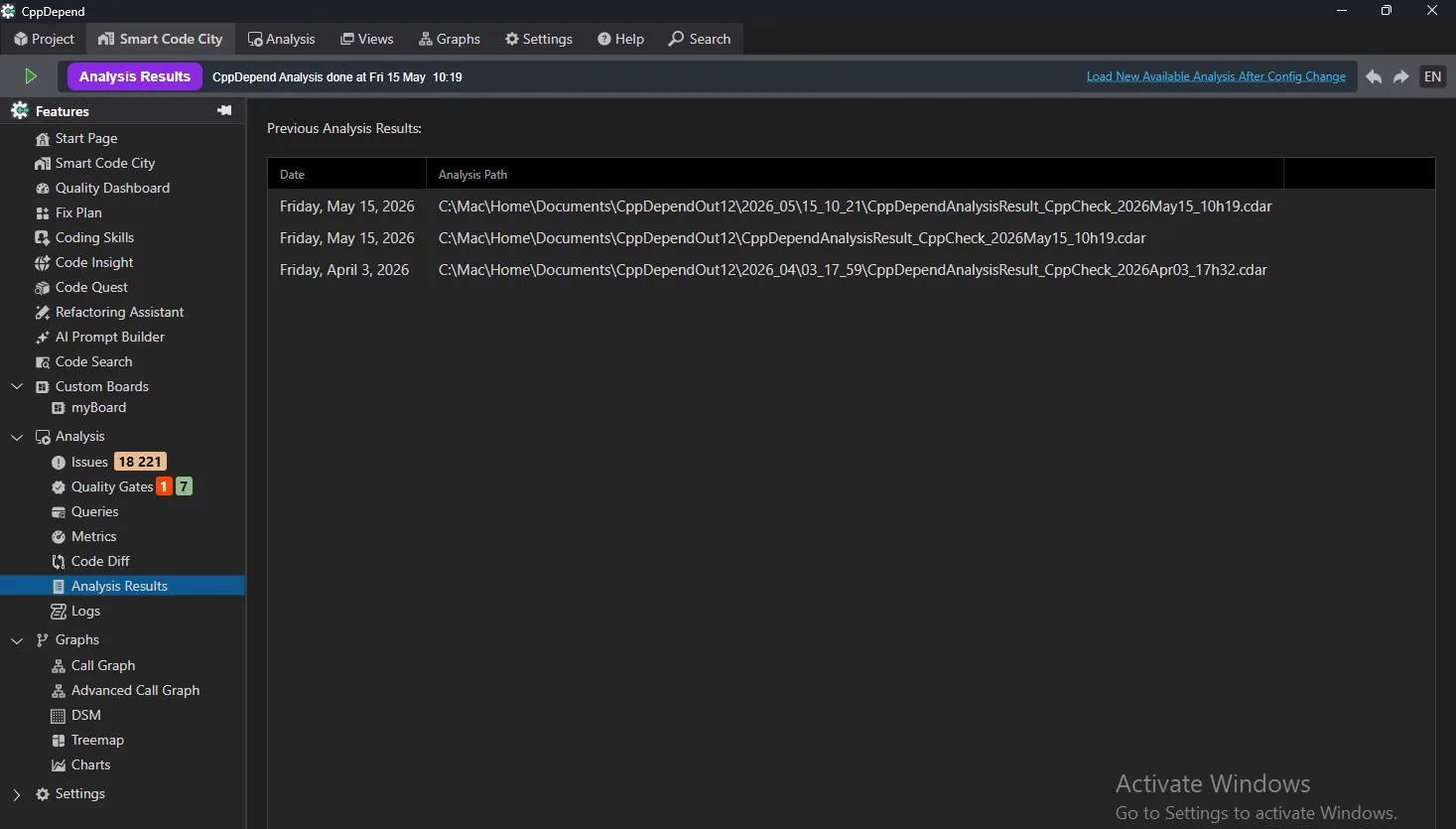 Automated Code Analysis