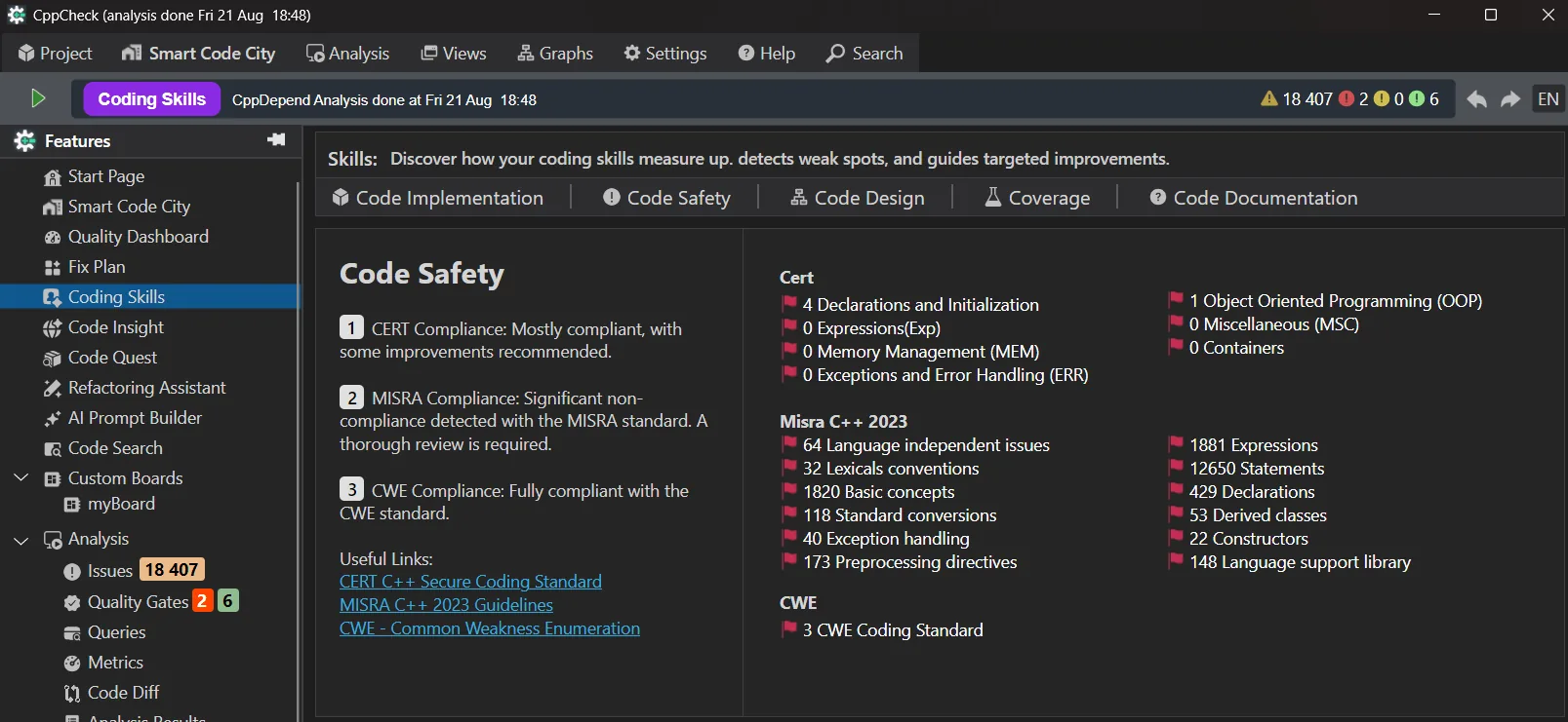 Code Safety - Coding Skills