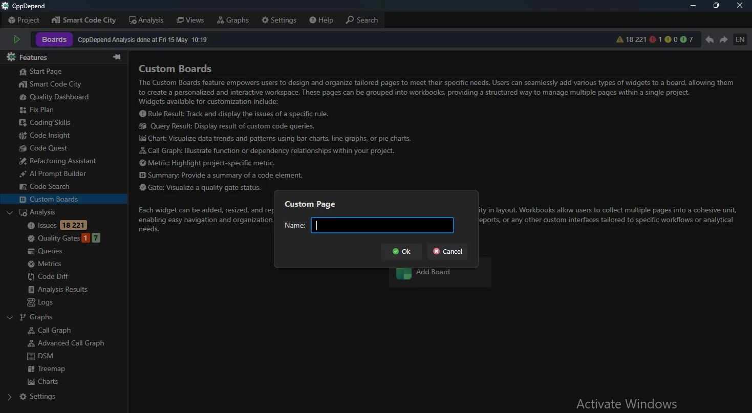 Create a new custom board