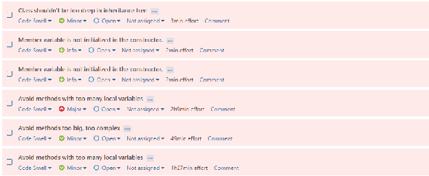CppDepend issues in SonarQube