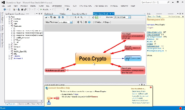 CppDepend dependency graph in Visual Studio